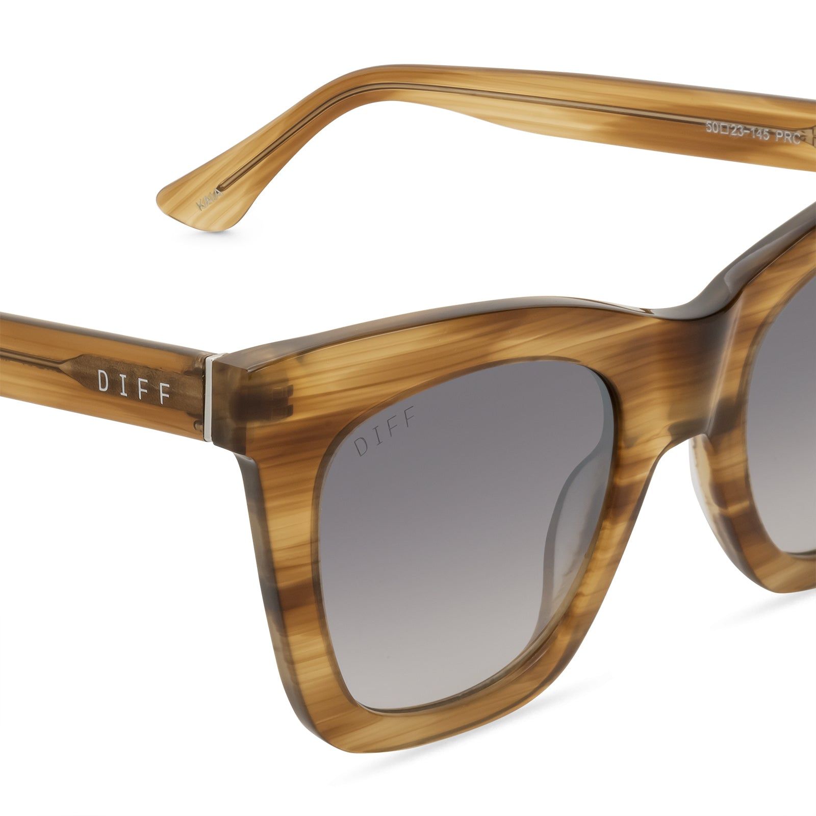 KAIA - GOLDEN HARVEST + GREY GRADIENT SUNGLASSES sold by Diff Eyewear product image thumbnail 3