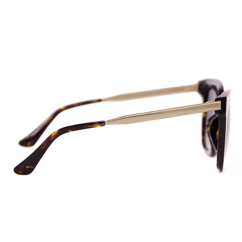 BELLA - AMBER TORTOISE + STEEL GRADIENT + POLARIZED SUNGLASSES sold by Diff Eyewear product image thumbnail 3