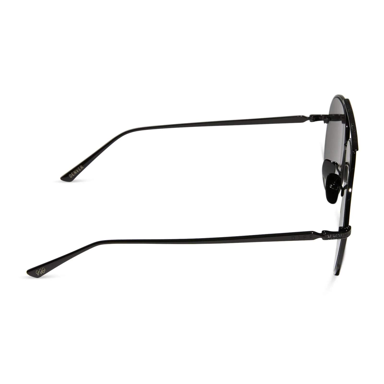 JESSIE JAMES DECKER - DENVER + BLACK + GREY SUNGLASSES sold by Diff Eyewear product image thumbnail 3