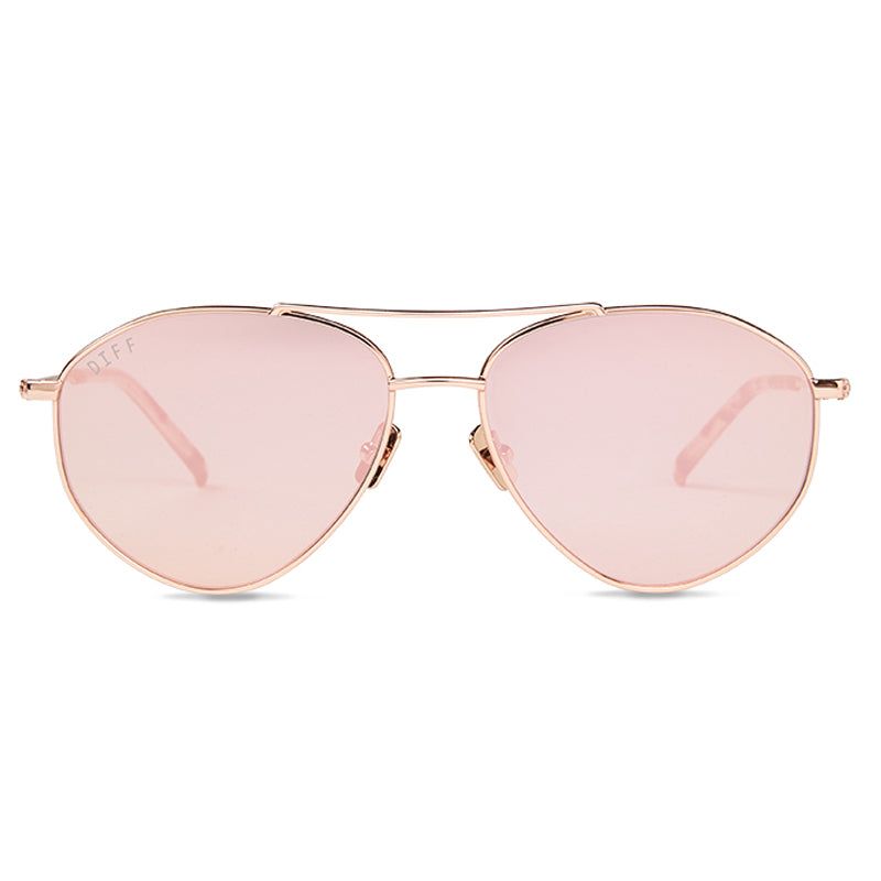 SCOUT - CHAMPAGNE GOLD + CHAMPAGNE FLASH SUNGLASSES sold by Diff Eyewear