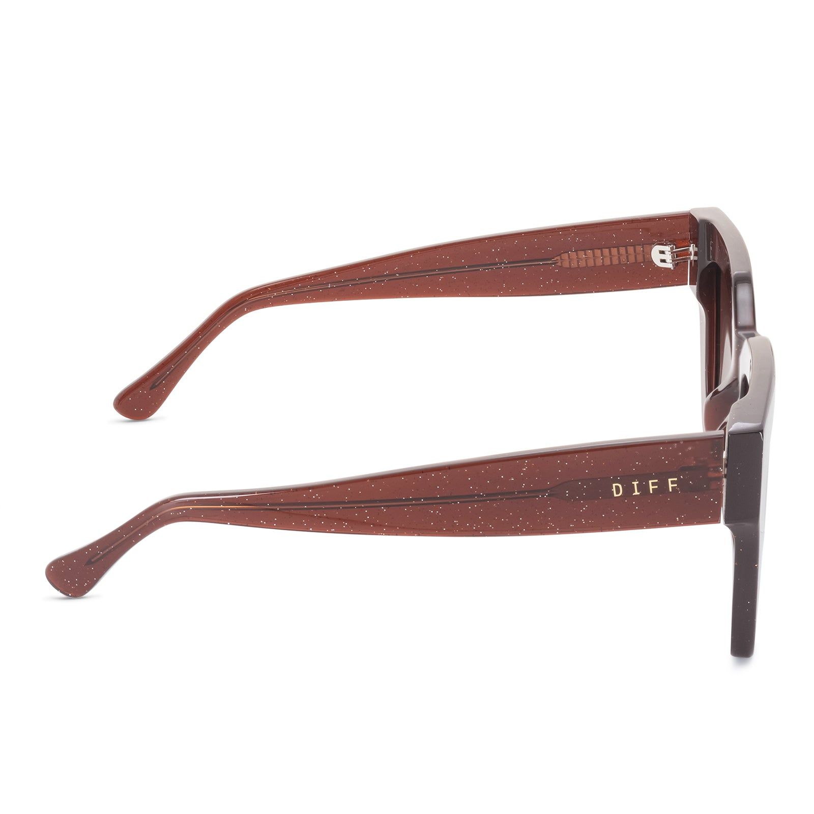 DANI - FESTIVE CHESTNUT + BROWN GRADIENT SUNGLASSES sold by Diff Eyewear product image thumbnail 4