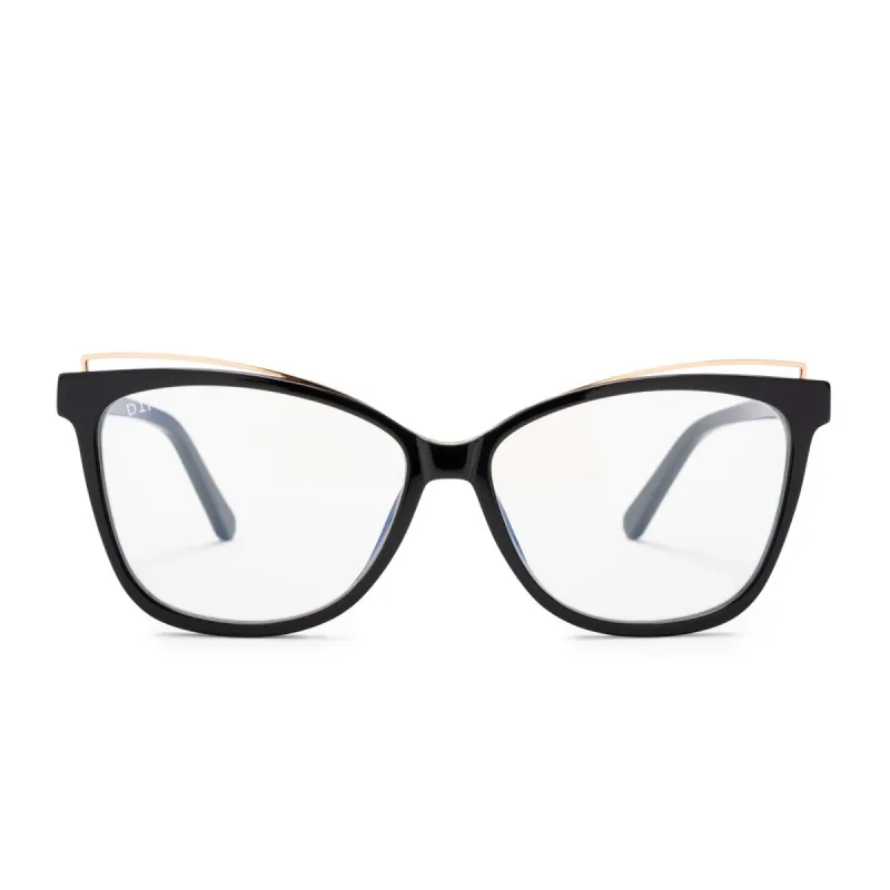 MOLLY - BLACK + BLUE LIGHT TECHNOLOGY GLASSES sold by Diff Eyewear