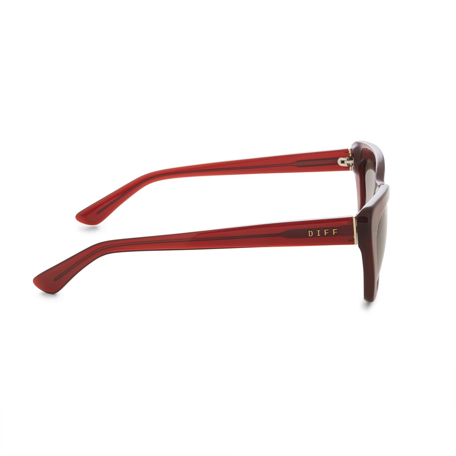 CAMILA - ROSEWOOD CRYSTAL + BROWN GRADIENT SUNGLASSES sold by Diff Eyewear product image thumbnail 4