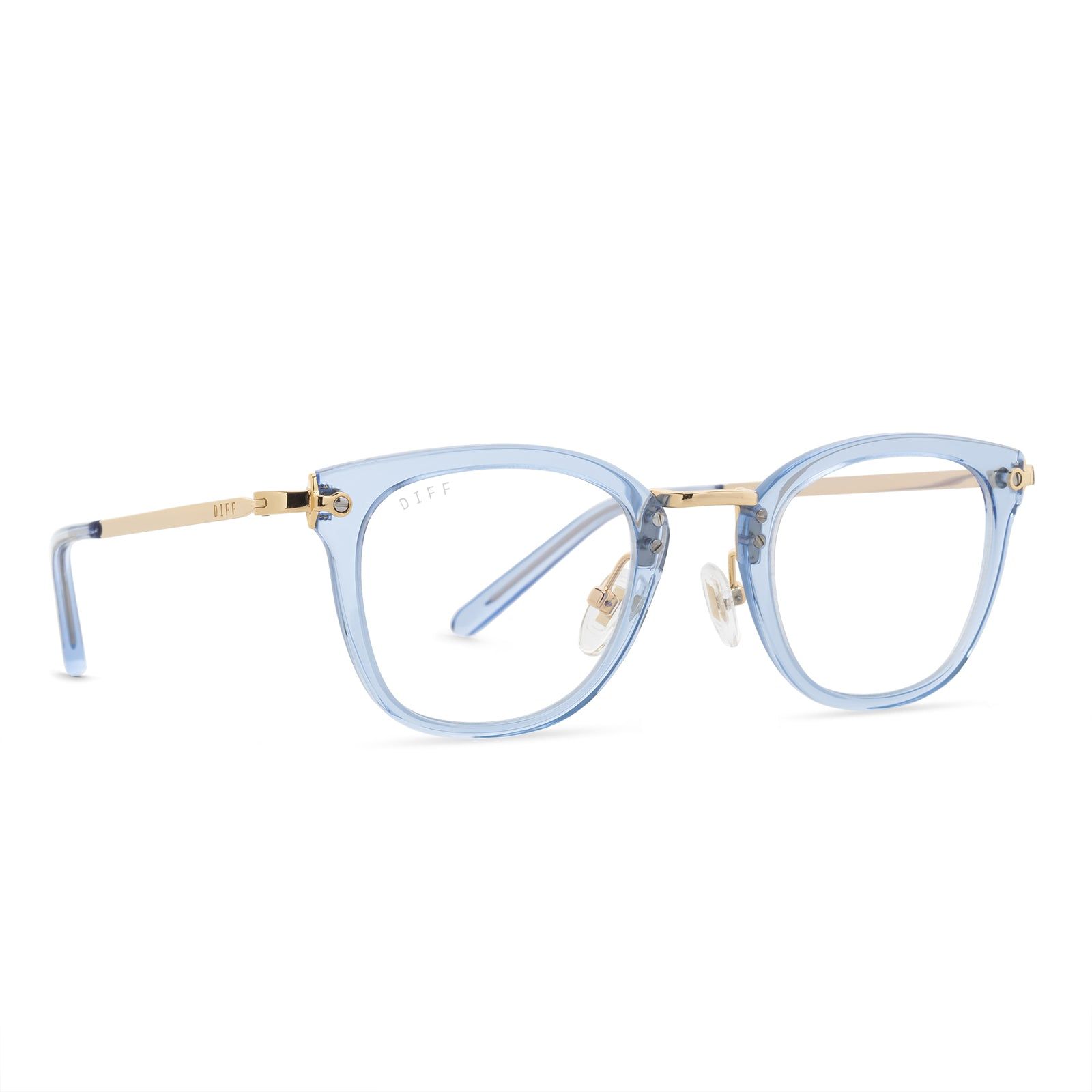 RUE - COLOMBIA BLUE CRYSTAL + BLUE LIGHT TECHNOLOGY GLASSES sold by Diff Eyewear product image thumbnail 2