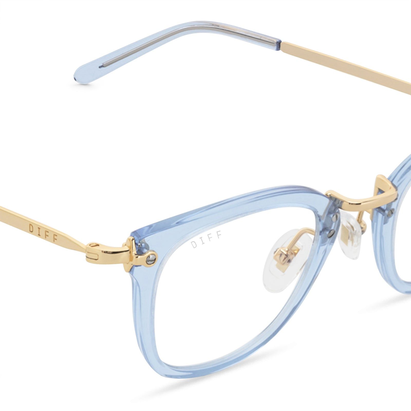 RUE - COLOMBIA BLUE CRYSTAL + BLUE LIGHT TECHNOLOGY GLASSES sold by Diff Eyewear product image thumbnail 4