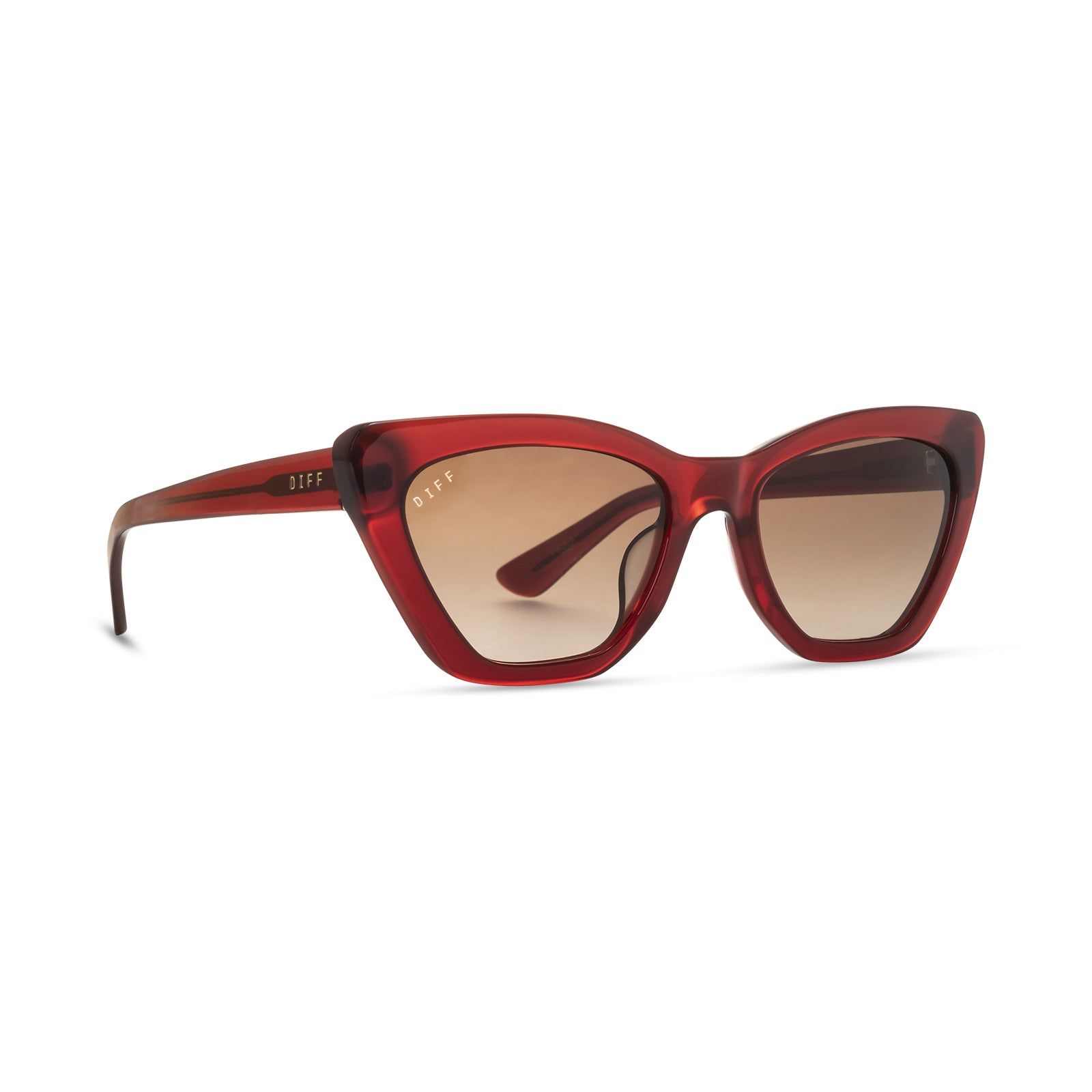 CAMILA - ROSEWOOD CRYSTAL + BROWN GRADIENT SUNGLASSES sold by Diff Eyewear product image thumbnail 2