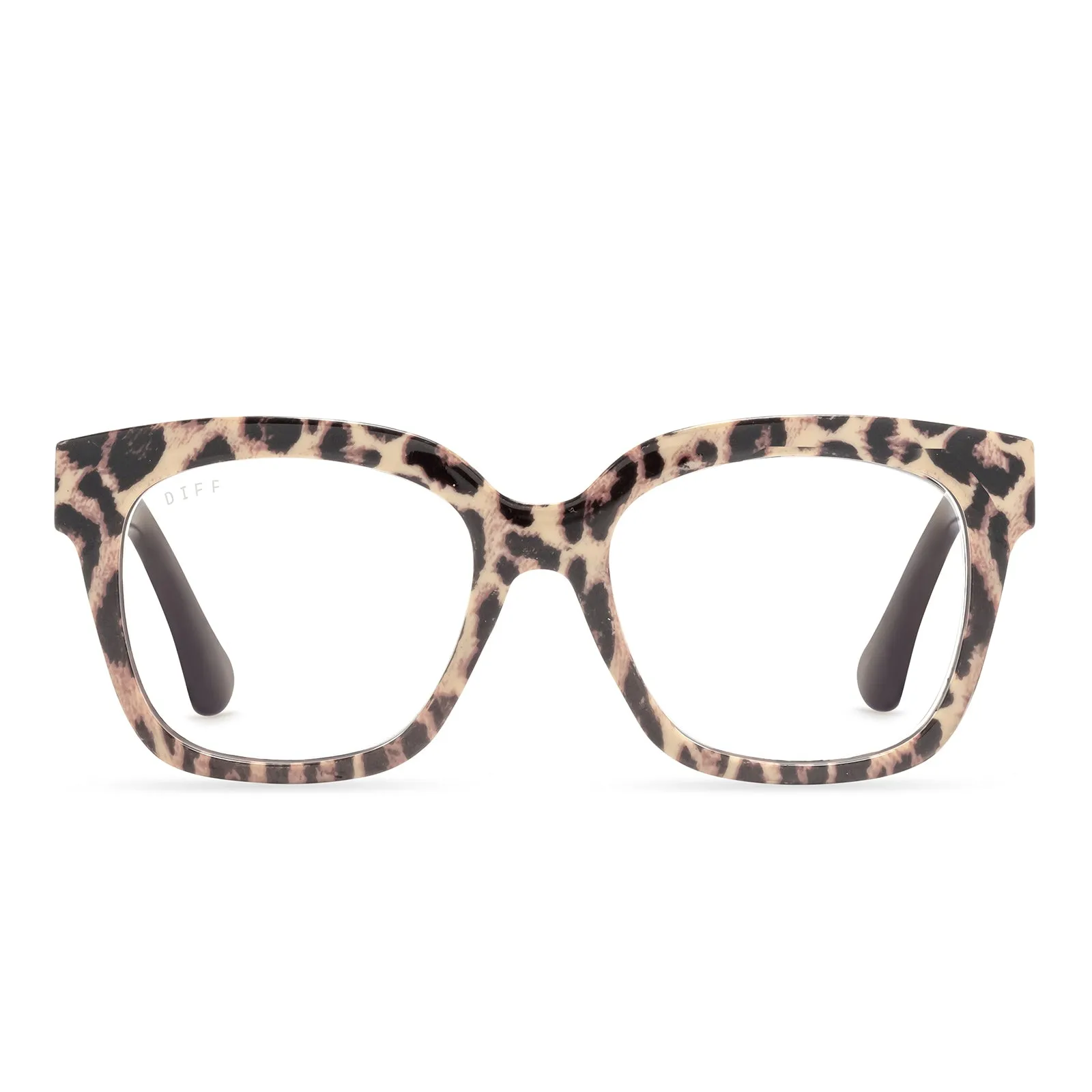 AVA - LEOPARD TORTOISE + BLUE LIGHT TECHNOLOGY GLASSES sold by Diff Eyewear