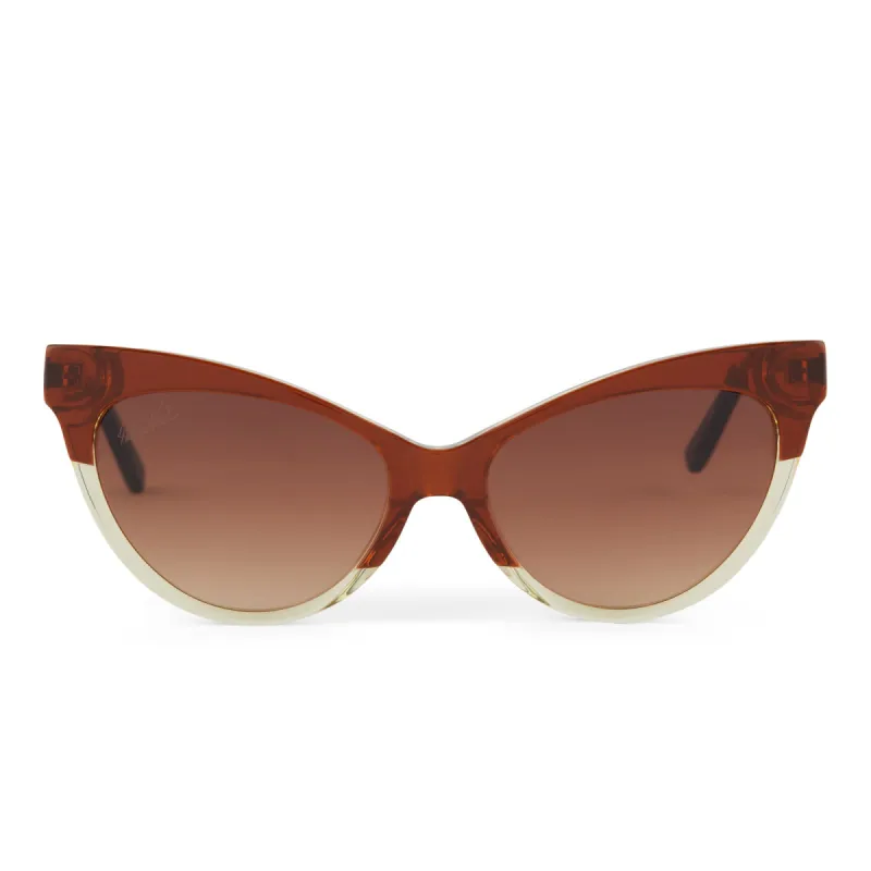 PATRICIA NASH -MONROE + BRITISH TAN + BROWN  GRADIENT SUNGLASSES sold by Diff Eyewear