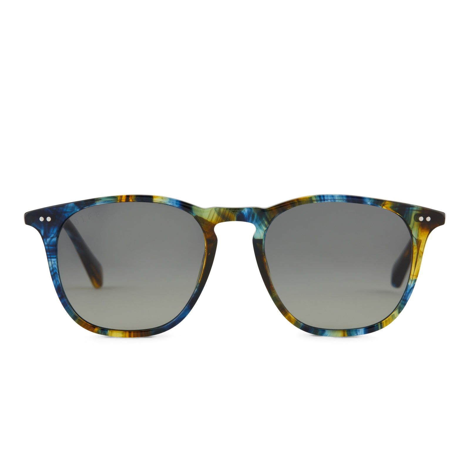 MAXWELL XL - GLACIAL TORTOISE + GREY GRADIENT POLARIZED SUNGLASSES sold by Diff Eyewear