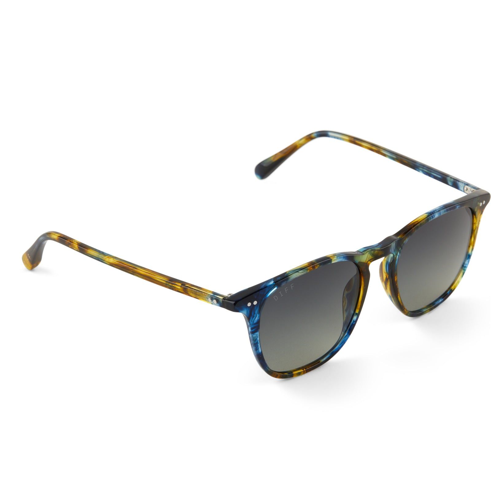 MAXWELL XL - GLACIAL TORTOISE + GREY GRADIENT POLARIZED SUNGLASSES sold by Diff Eyewear product image thumbnail 4