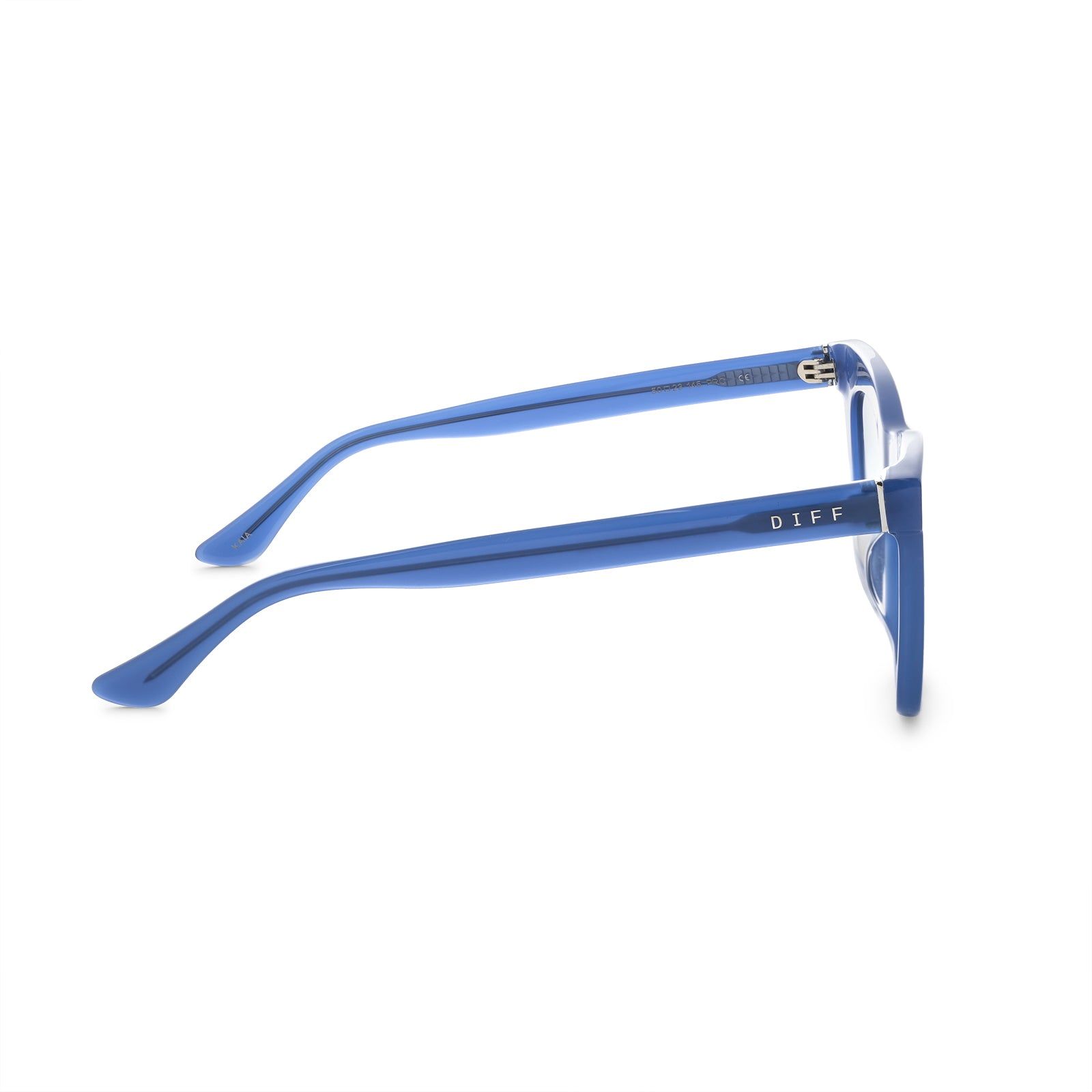 KAIA - AEGEAN BLUE + AEGEAN BLUE GRADIENT FLASH SUNGLASSES sold by Diff Eyewear product image thumbnail 3