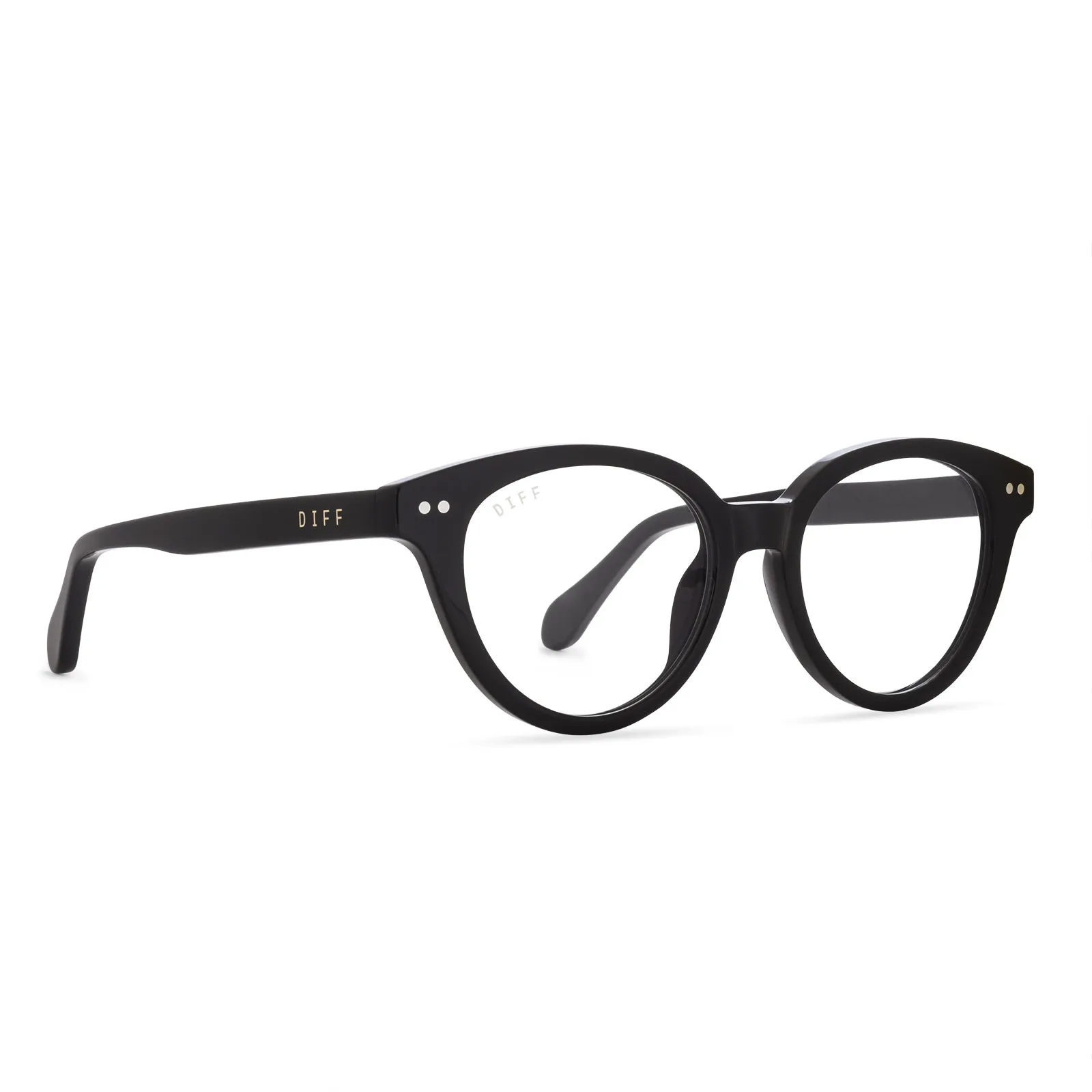 CARLY - BLACK + BLUE LIGHT TECHNOLOGY GLASSES sold by Diff Eyewear product image thumbnail 2