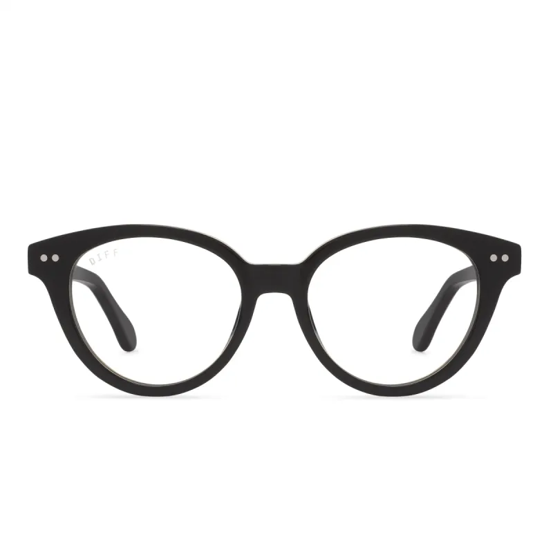 CARLY - BLACK + BLUE LIGHT TECHNOLOGY GLASSES sold by Diff Eyewear