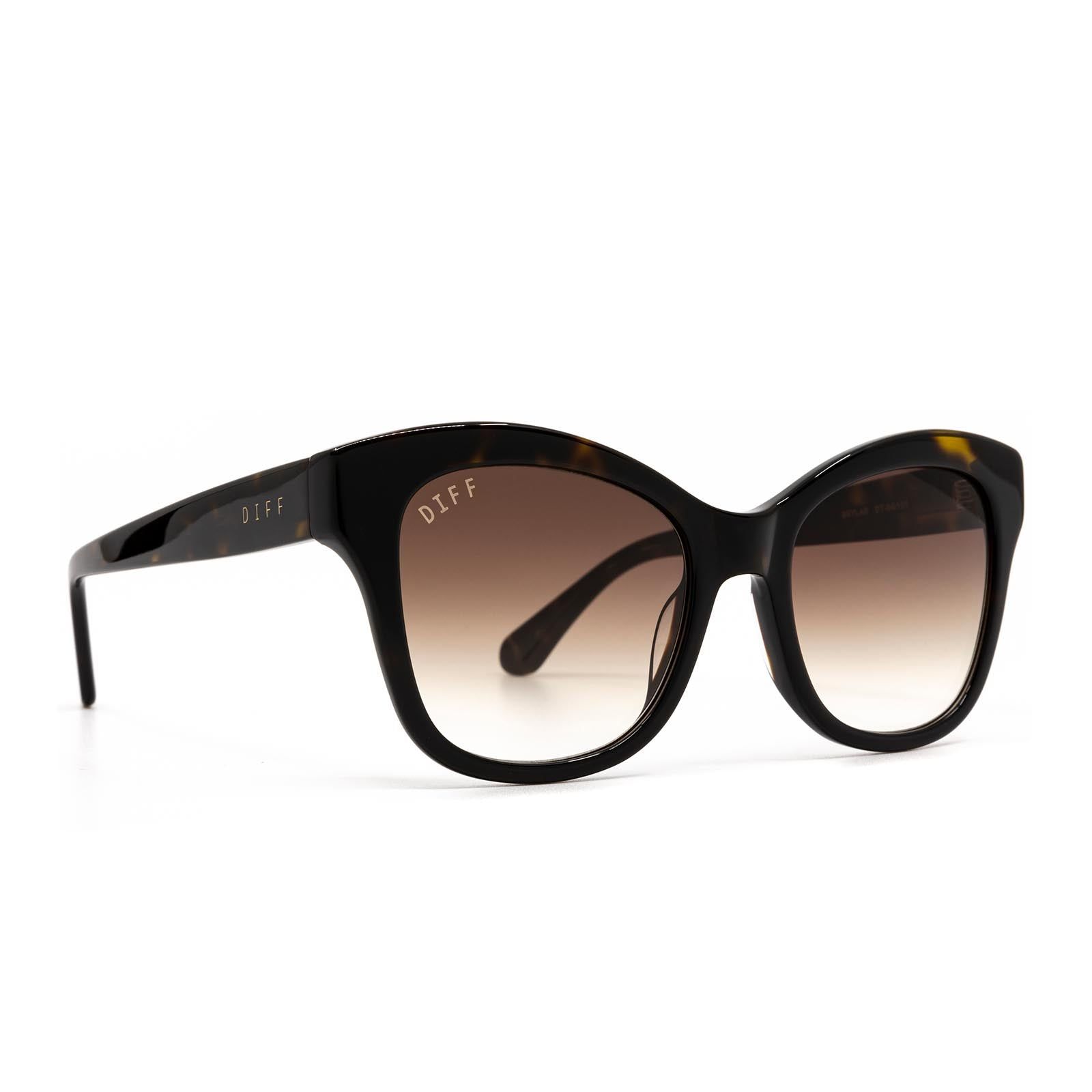 SKYLAR - DARK TORTOISE + BROWN GRADIENT SUNGLASSES sold by Diff Eyewear product image thumbnail 2