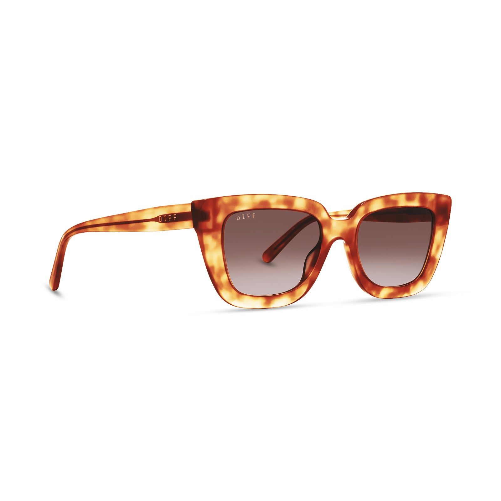 RUNI - SOLSTICE TORTOISE + BROWN GRADIENT POLARIZED SUNGLASSES sold by Diff Eyewear product image thumbnail 2