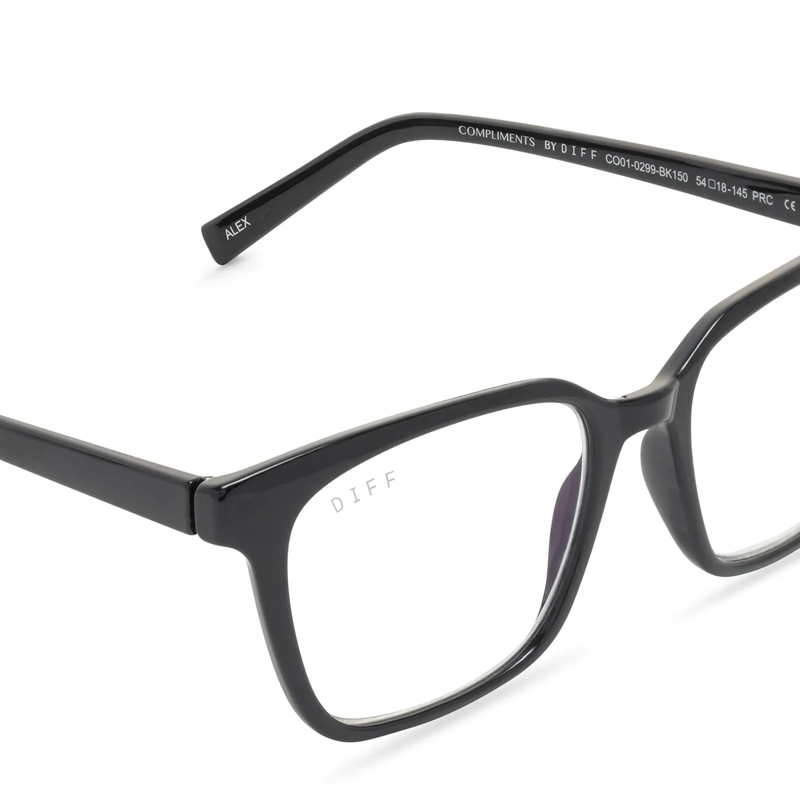 ALEX - BLACK + BLUE LIGHT READERS sold by Diff Eyewear product image thumbnail 5