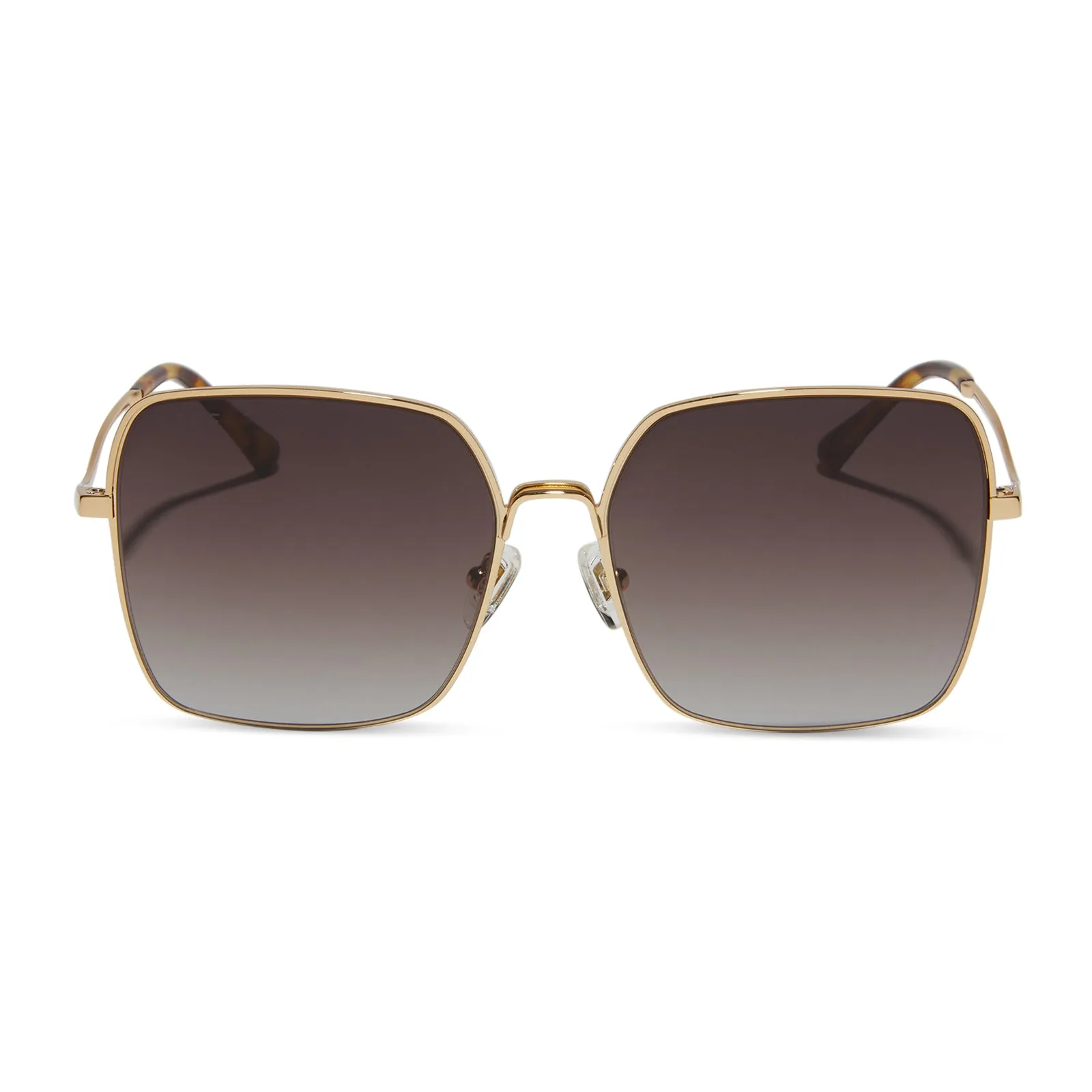 CLARA - GOLD + BROWN GRADIENT SUNGLASSES sold by Diff Eyewear