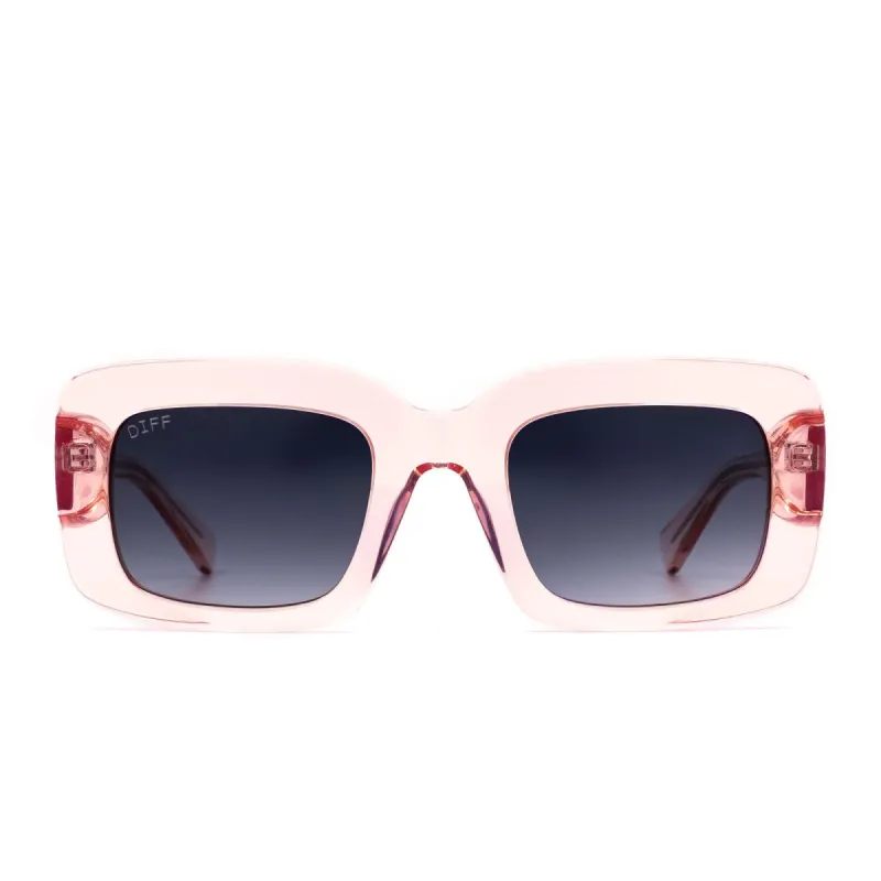 STERLING - ROSE CRYSTAL + GREY GRADIENT SUNGLASSES sold by Diff Eyewear