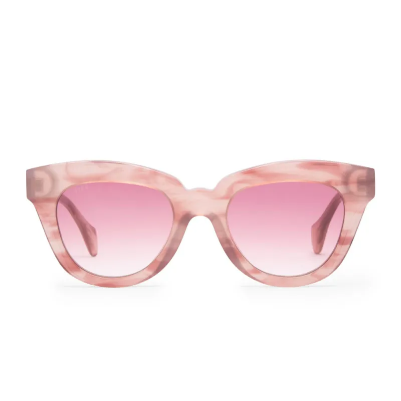 JAGGER - CASSIS + WINE GRADIENT SUNGLASSES sold by Diff Eyewear