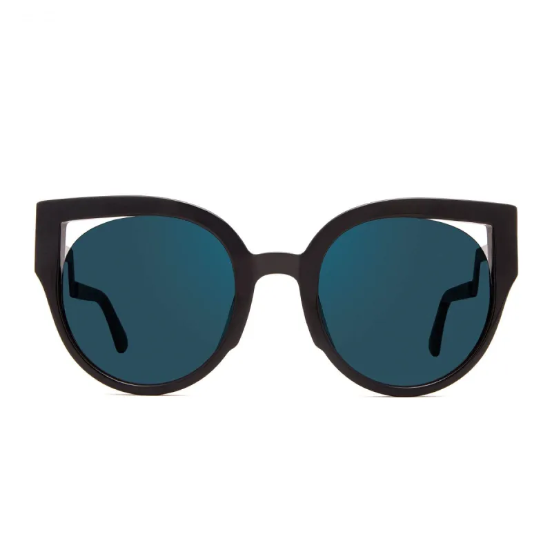 PENNY - BLACK + DARK SMOKE SUNGLASSES sold by Diff Eyewear