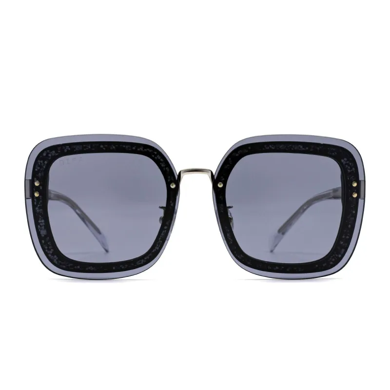 GWEN - BLACK + GREY GRADIENT SUNGLASSES sold by Diff Eyewear