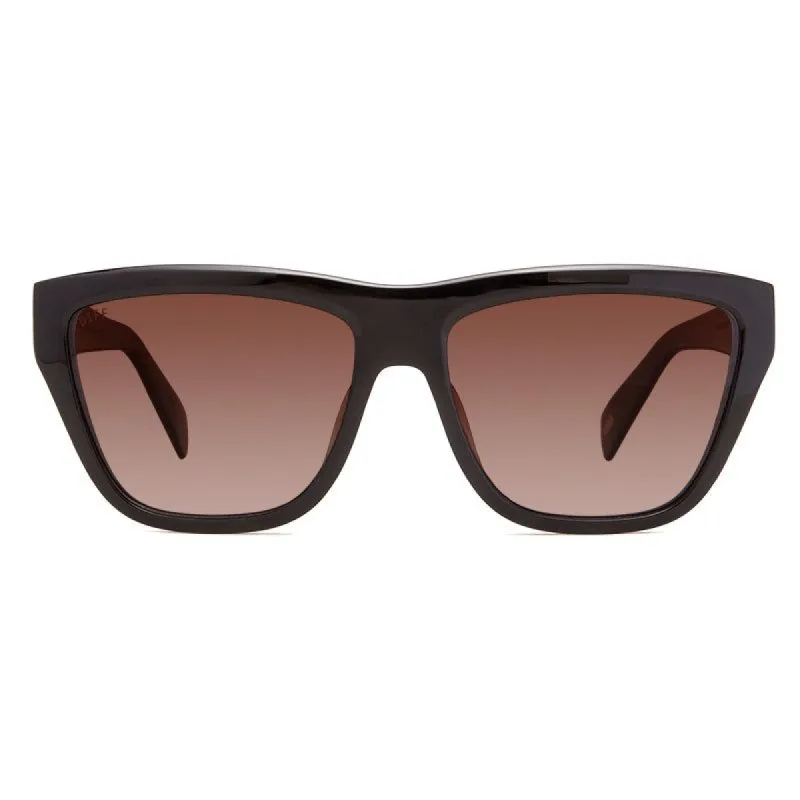 HARPER - BLACK + BROWN GRADIENT + POLARIZED sold by Diff Eyewear