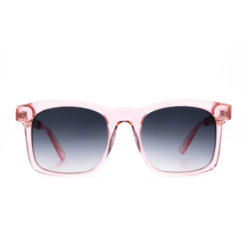 CHANCE - ROSE CRYSTAL + GREY GRADIENT SUNGLASSES sold by Diff Eyewear