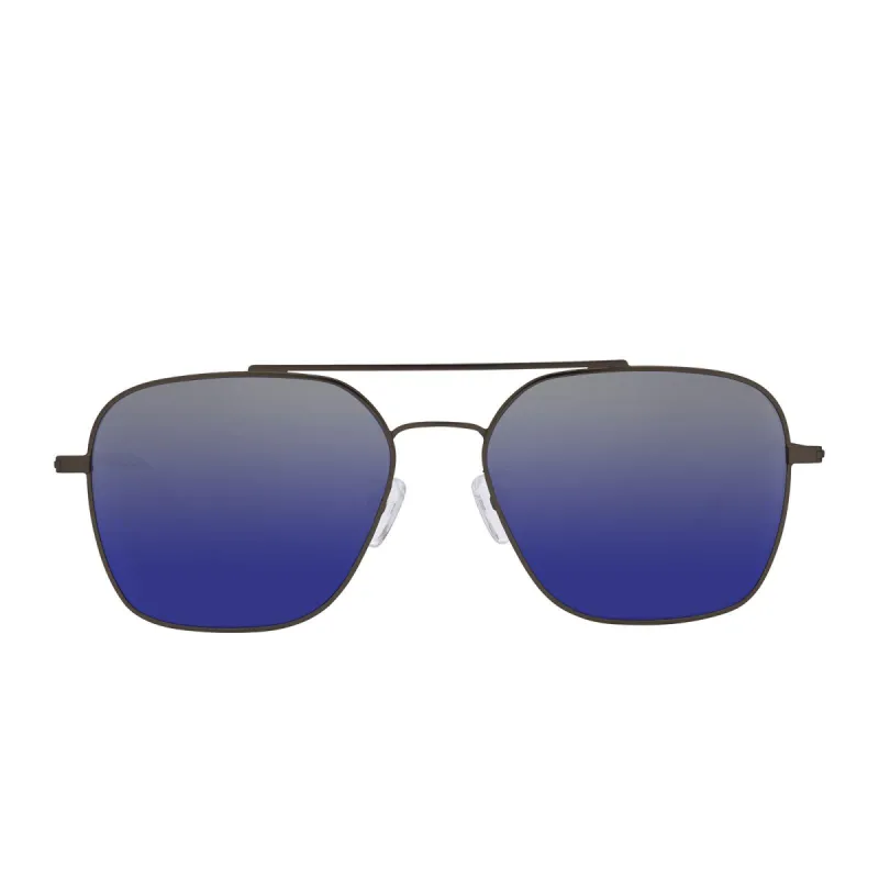 ACE - BRUSHED BROWN + GREY BLUE GRADIENT + POLARIZED SUNGLASSES sold by Diff Eyewear