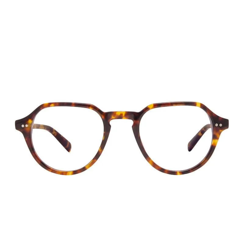 JAZZ - AMBER TORTOISE + BLUE LIGHT TECHNOLOGY CLEAR GLASSES sold by Diff Eyewear