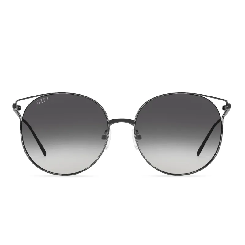 RORY - BLACK + GREY GRADIENT SUNGLASSES sold by Diff Eyewear