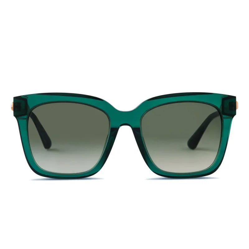 BELLA - DEEP IVY + G15 GRADIENT SUNGLASSES sold by Diff Eyewear