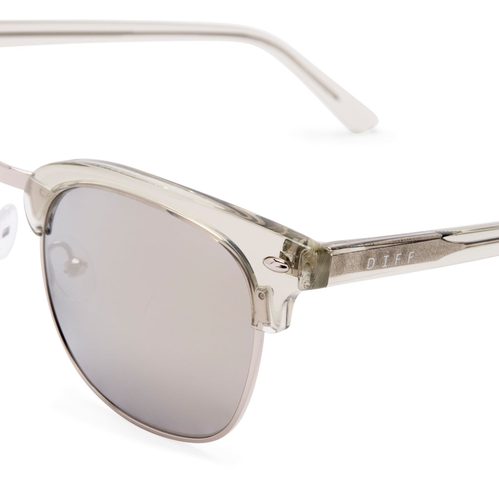 BLAIR - SMOKE CRYSTAL + GREY MIRROR SUNGLASSES sold by Diff Eyewear product image thumbnail 3
