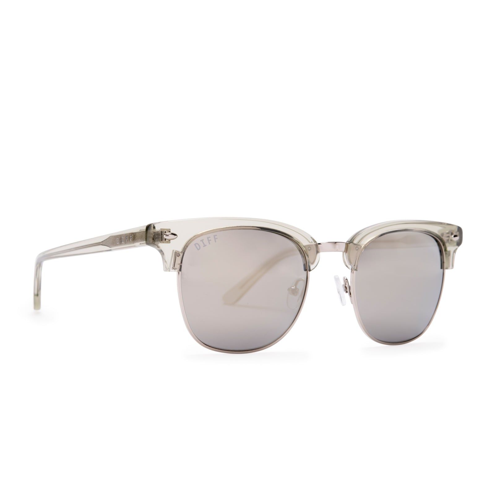 BLAIR - SMOKE CRYSTAL + GREY MIRROR SUNGLASSES sold by Diff Eyewear product image thumbnail 2