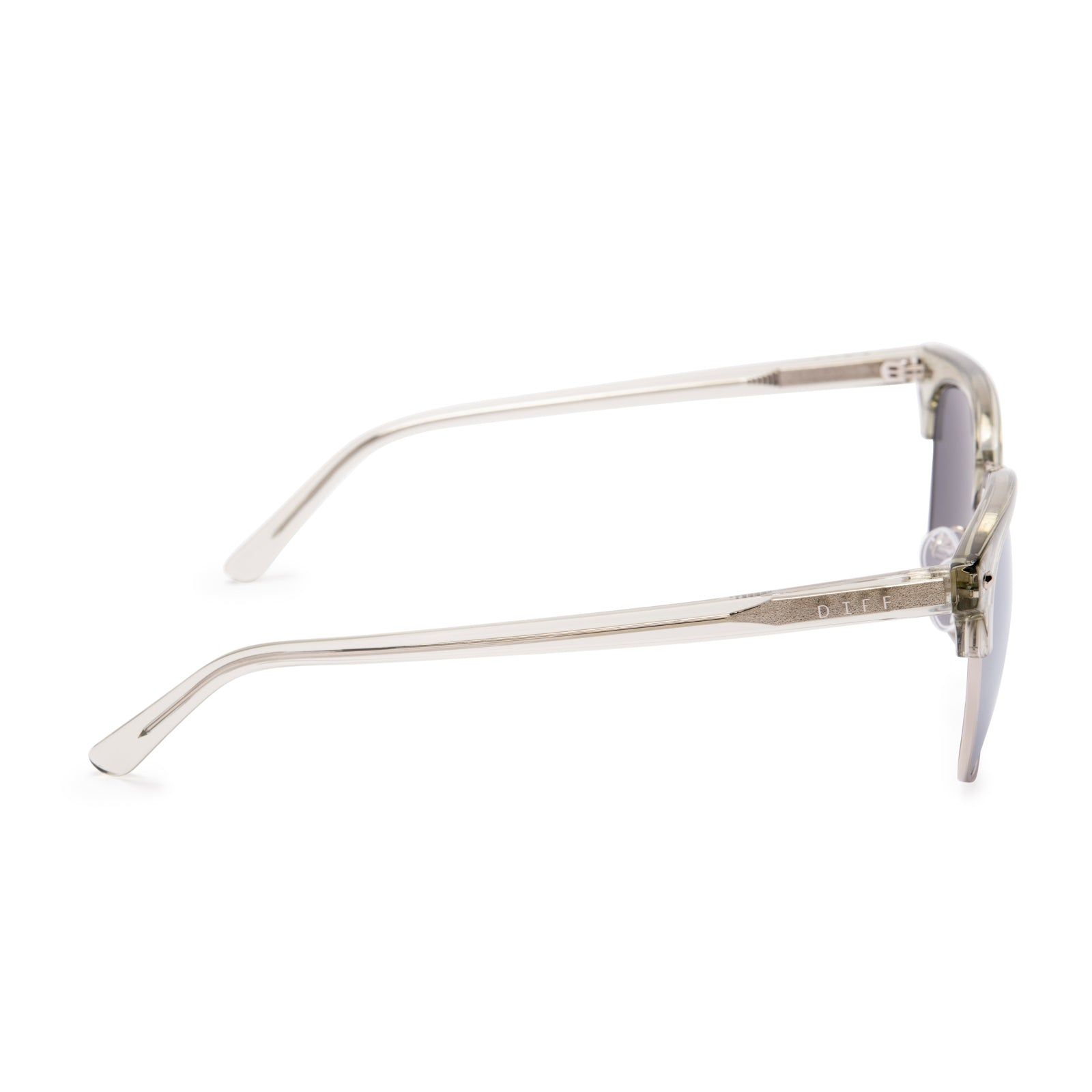 BLAIR - SMOKE CRYSTAL + GREY MIRROR SUNGLASSES sold by Diff Eyewear product image thumbnail 4