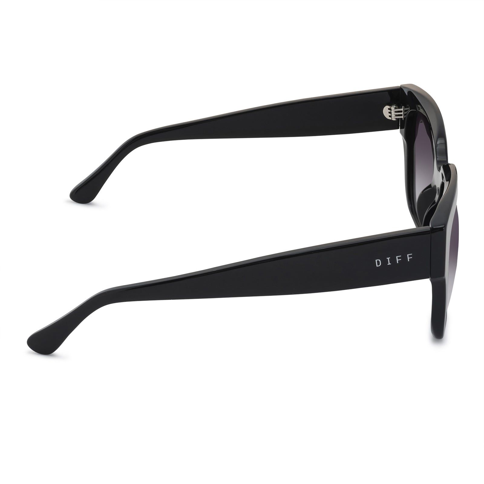 BELLA II - BLACK + GREY GRADIENT SHARP SUNGLASSES sold by Diff Eyewear product image thumbnail 3