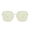 CLARA - GOLD + CORAL MIRROR SUNGLASSES sold by Diff Eyewear