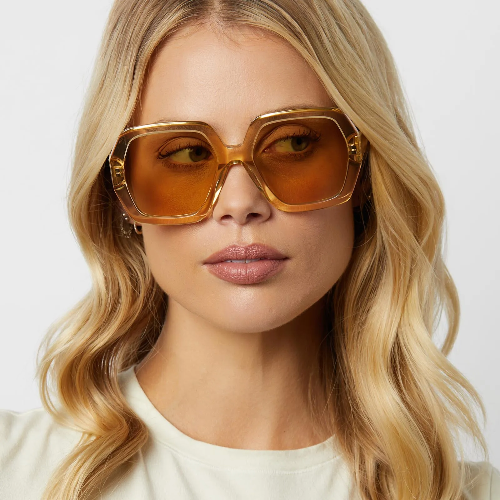 NOLA - HONEY CRYSTAL + HONEY CRYSTAL SUNGLASSES sold by Diff Eyewear product image thumbnail 5
