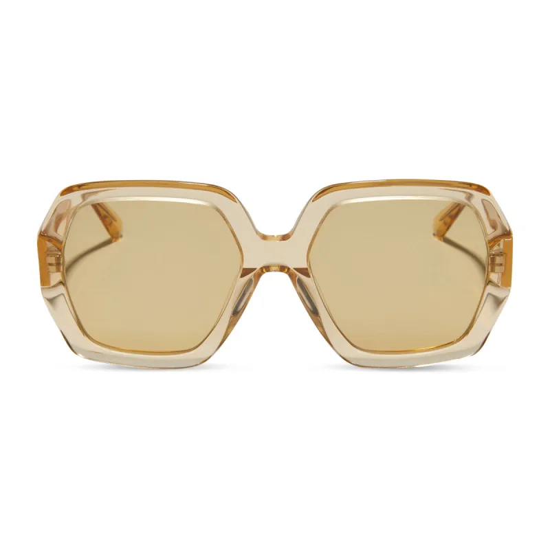 NOLA - HONEY CRYSTAL + HONEY CRYSTAL SUNGLASSES sold by Diff Eyewear