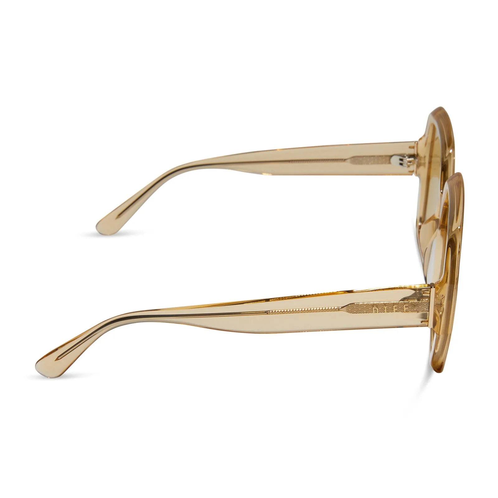 NOLA - HONEY CRYSTAL + HONEY CRYSTAL SUNGLASSES sold by Diff Eyewear product image thumbnail 3