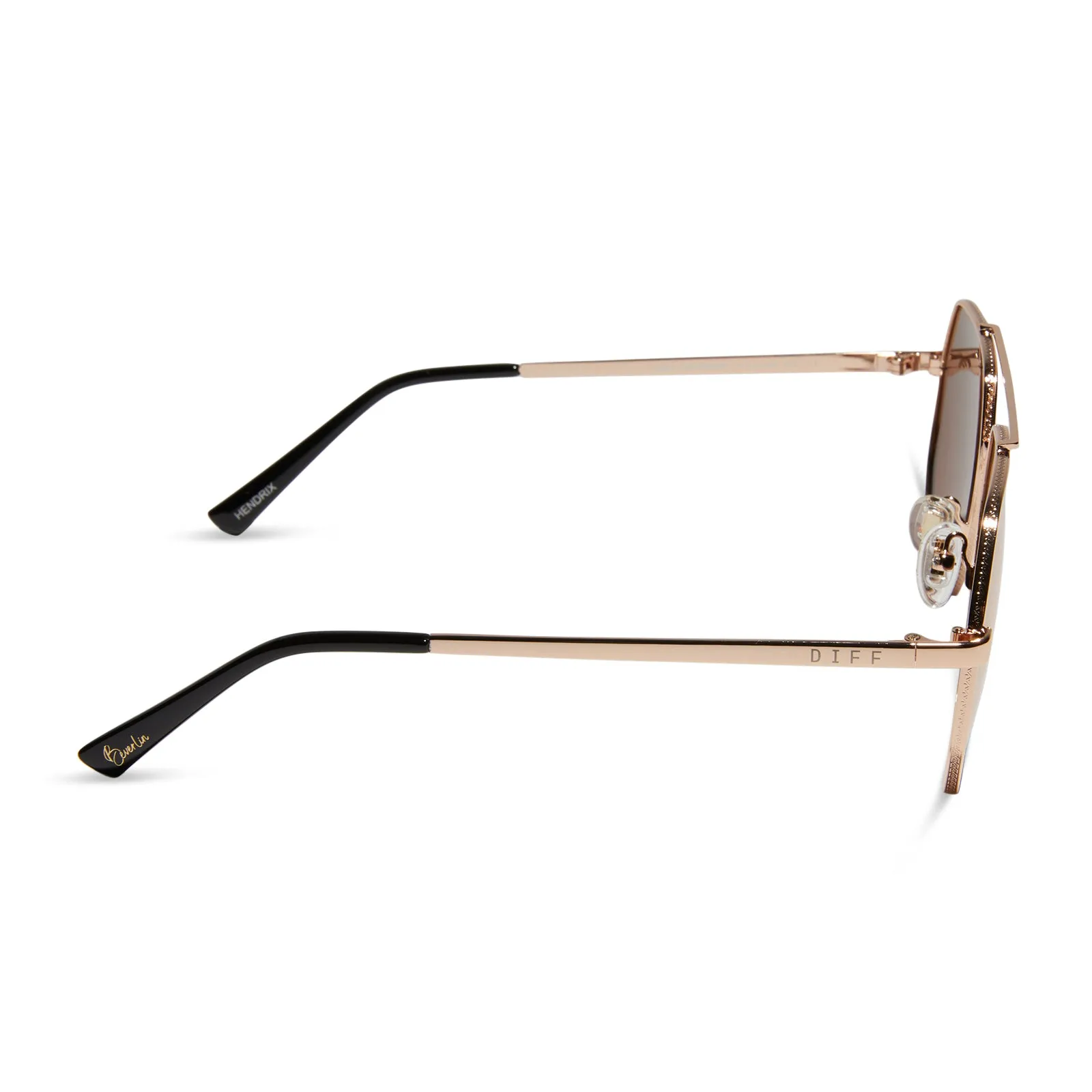 BEVERLIN - HENDRIX + ROSE GOLD + CHERRY BLOSSOM MIRROR + POLARIZED SUNGLASSES sold by Diff Eyewear product image thumbnail 3