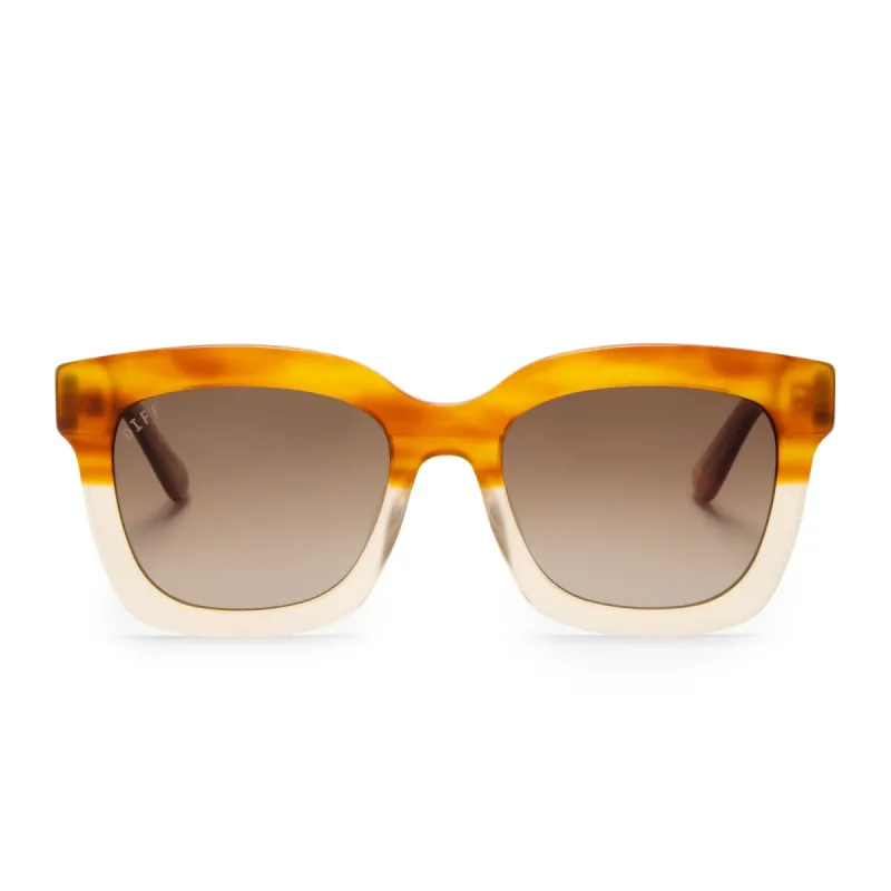 CARSON - DESERT SAND + BROWN SUNGLASSES sold by Diff Eyewear
