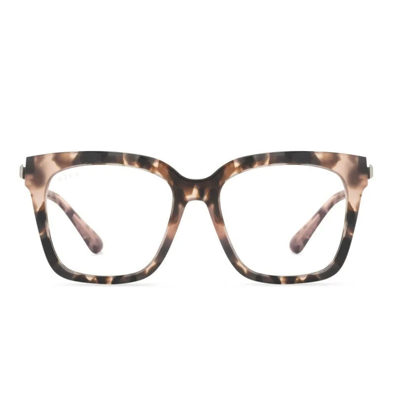 BELLA - HIMALAYAN TORTOISE + BLUE LIGHT TECHNOLOGY GLASSES sold by Diff Eyewear