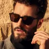 BILLIE - BLACK + GREY + POLARIZED SUNGLASSES sold by Diff Eyewear