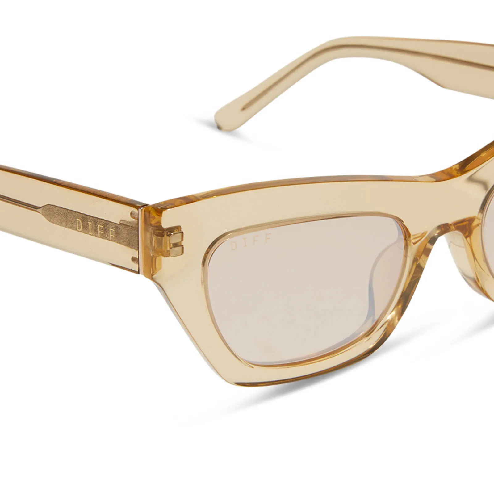 KATARINA - HONEY CRYSTAL + HONEY CRYSTAL FLASH + POLARIZED SUNGLASSES sold by Diff Eyewear product image thumbnail 4