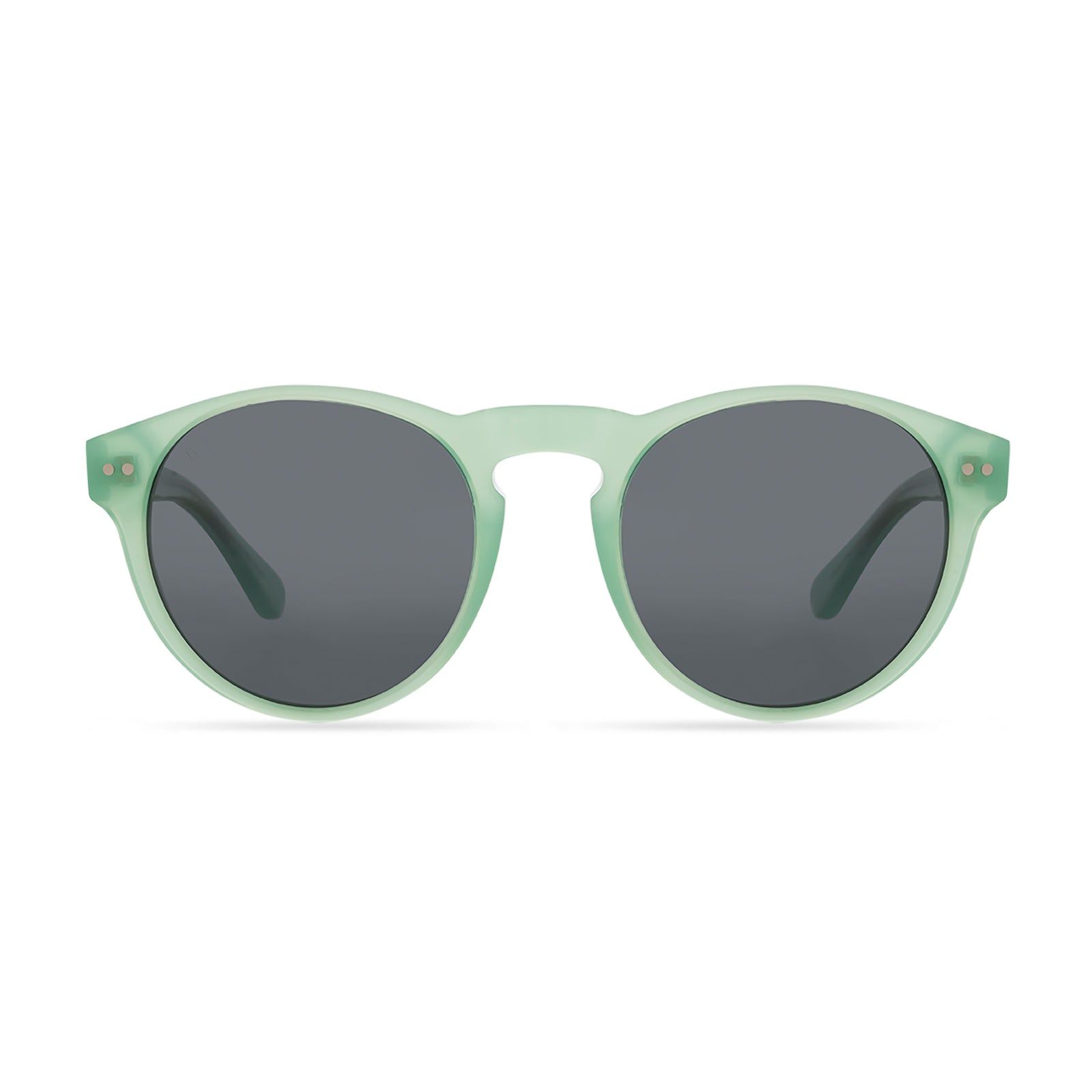 CODY - SEAFOAM CRYSTAL + GREY POLARIZED SUNGLASSES sold by Diff Eyewear