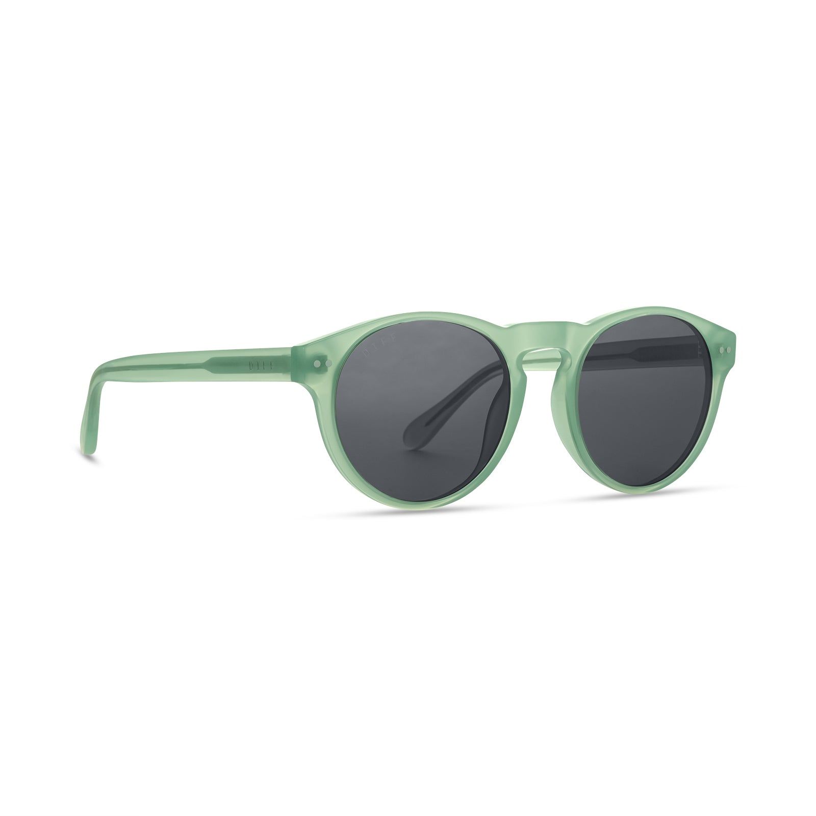 CODY - SEAFOAM CRYSTAL + GREY POLARIZED SUNGLASSES sold by Diff Eyewear product image thumbnail 2
