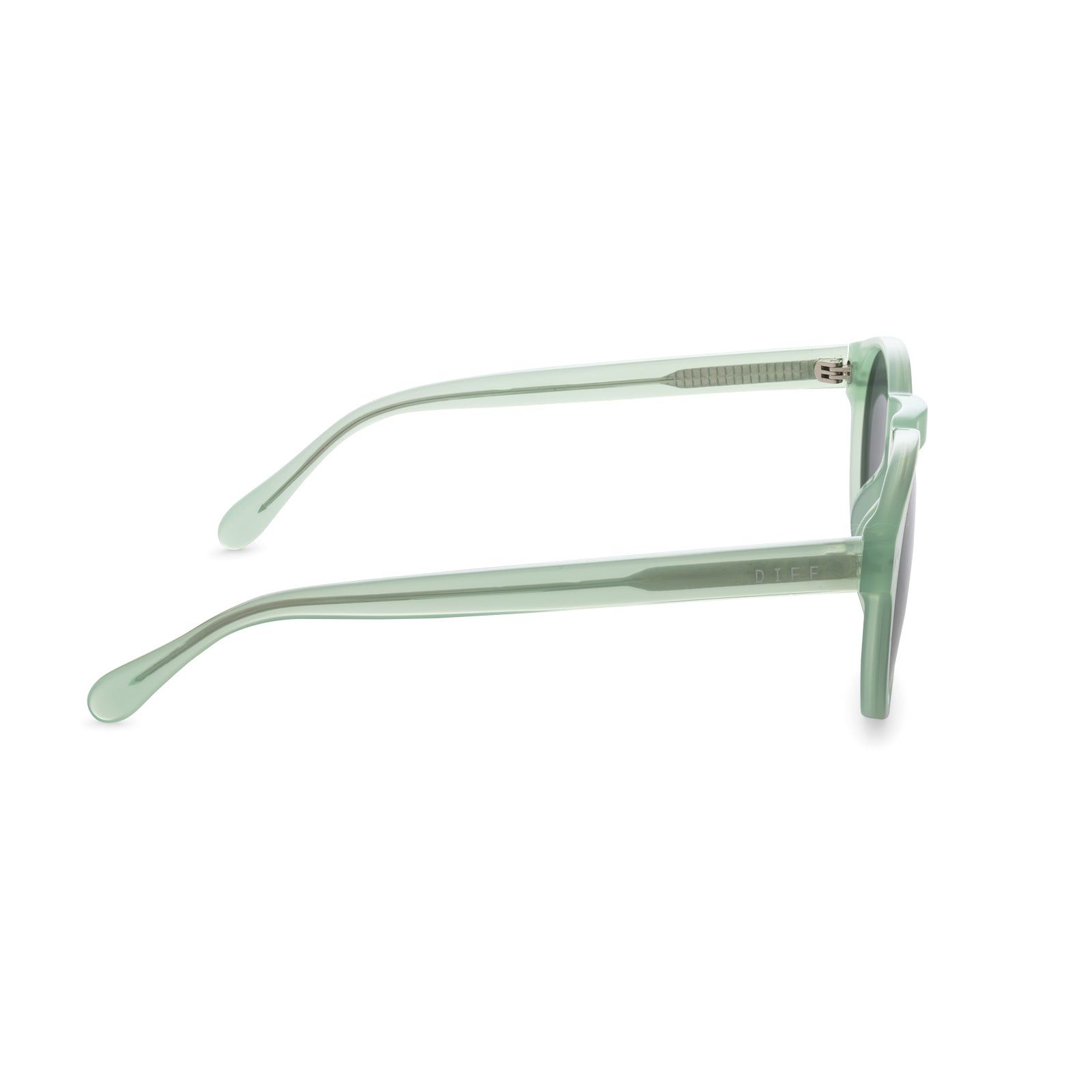 CODY - SEAFOAM CRYSTAL + GREY POLARIZED SUNGLASSES sold by Diff Eyewear product image thumbnail 4