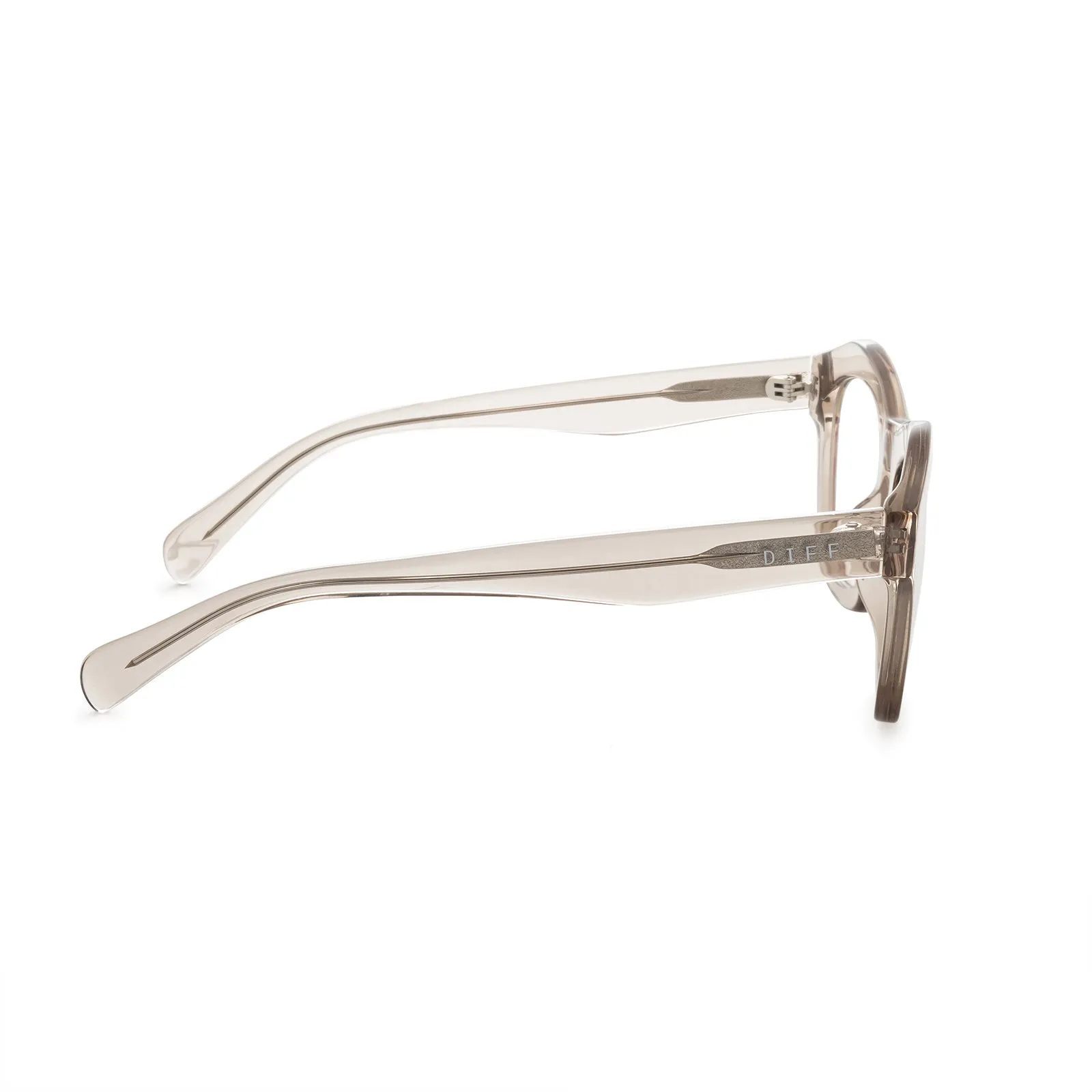 HAYDEN - VINTAGE CRYSTAL + CLEAR GLASSES sold by Diff Eyewear product image thumbnail 3