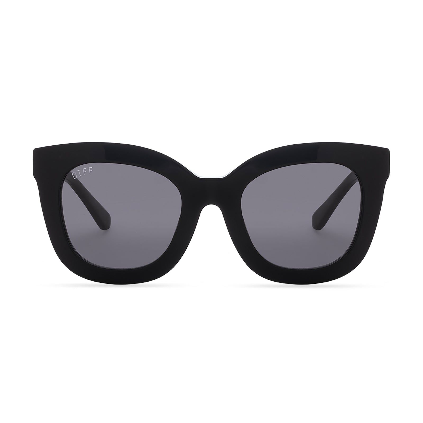 NOEMI - BLACK + GREY POLARIZED SUNGLASSES sold by Diff Eyewear