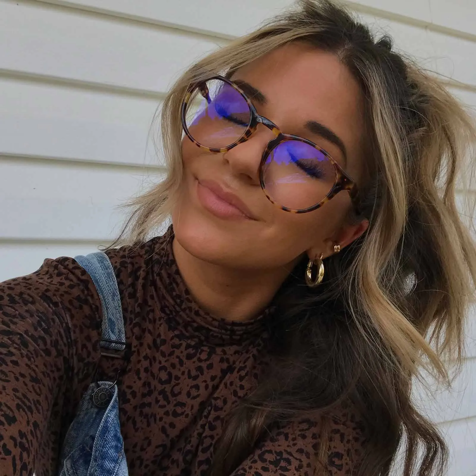 SAWYER - AMBER TORTOISE + BLUE LIGHT TECHNOLOGY CLEAR GLASSES sold by Diff Eyewear product image thumbnail 5